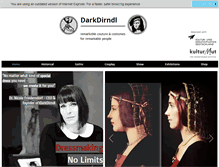 Tablet Screenshot of darkdirndl.com